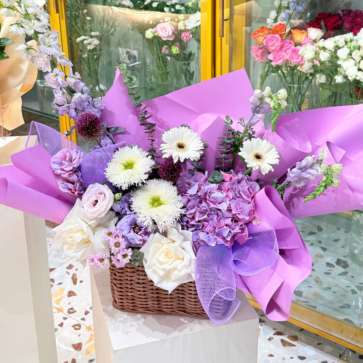 Purple Serenity Basket